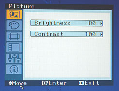 OSD on Samsung SyncMaster 913N monitor