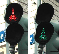 Pedestrian crossing light in Munich