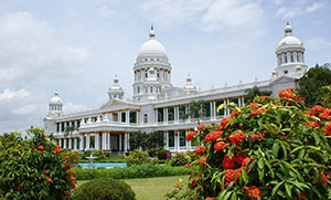 The Lalitha Mahal palace in Mysore, India