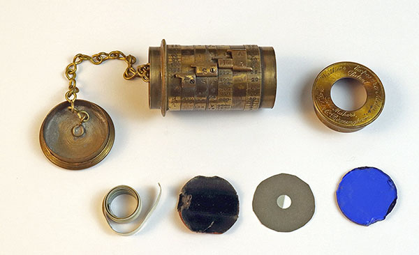 The Watkins Standard exposure meter - disassembled components