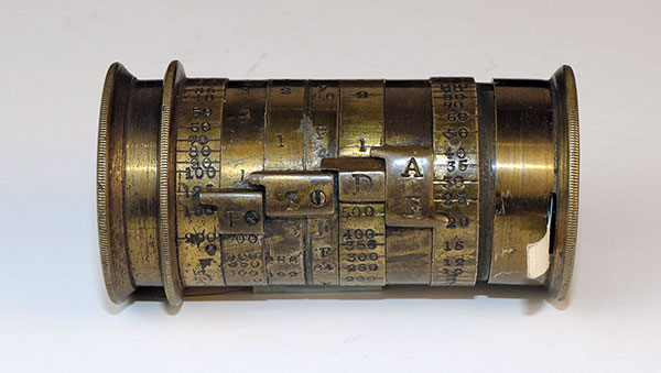 The Watkins Standard exposure meter calculating scales