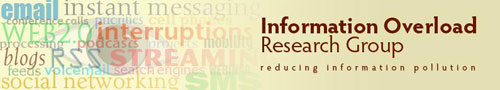 Information Overload Research Group launched! 7