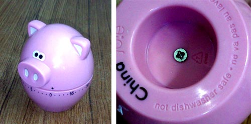 Not dishwasher safe!