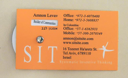 An unusual business card design 19