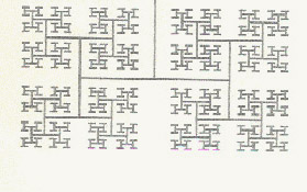 C-64 Logo fractal printout