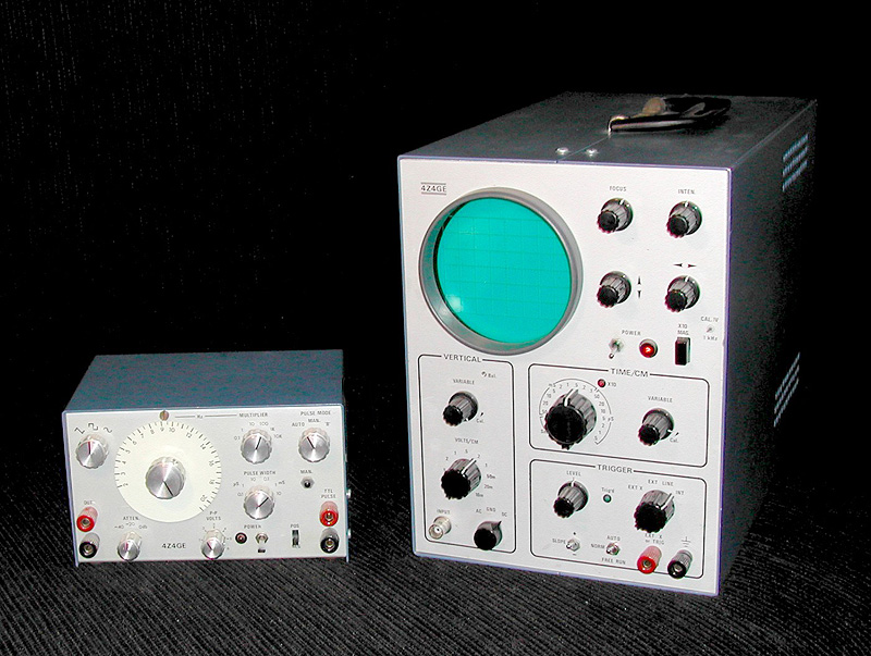 Homebrew oscilloscope and signal generator