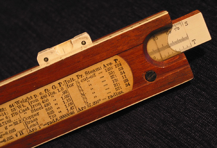 The K&E 4053-3 slide rule - back