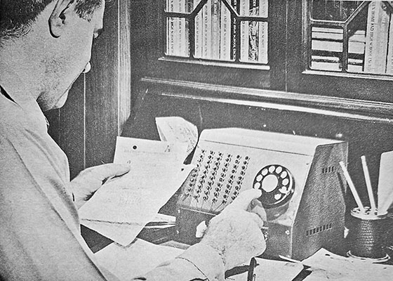 A computer with a dial 163