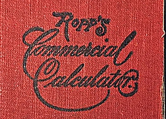 A Victorian "Calculator" 155