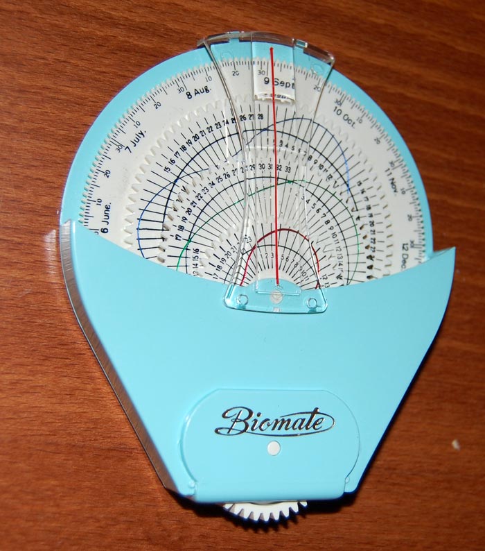 Biomate Biorhythmic calculator - front