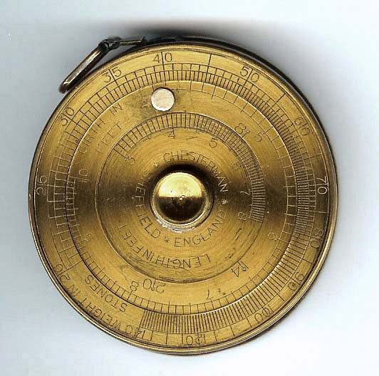 Chesterman's cattle gauge - the slide rule