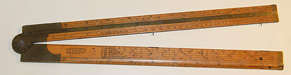 A Coggeshall carpenter's rule