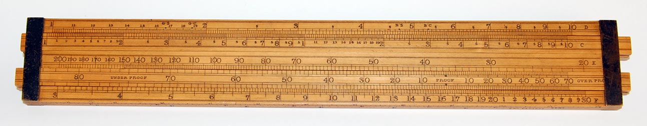 An Ullage slide rule
