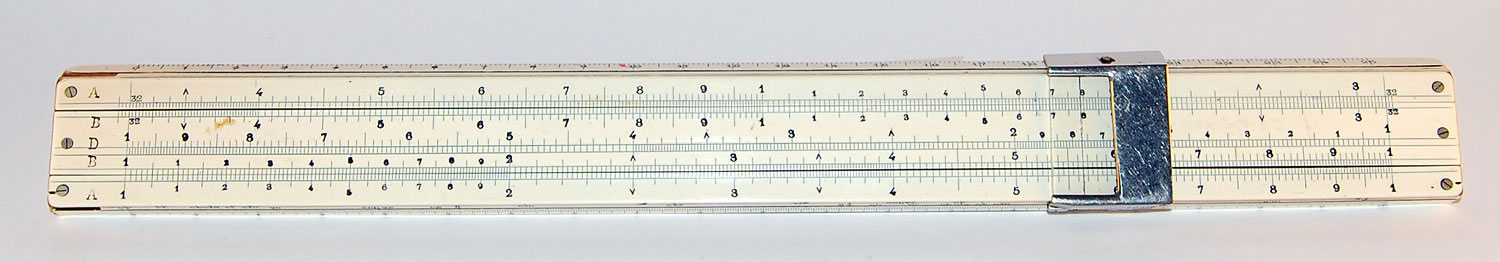 Regle Beghin slide rule