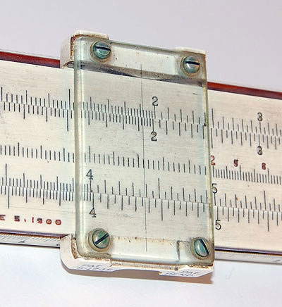Cursor of a K&E 4053-3 slide rule