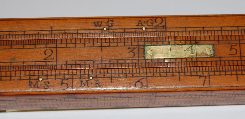 Everard gauging rule - detail