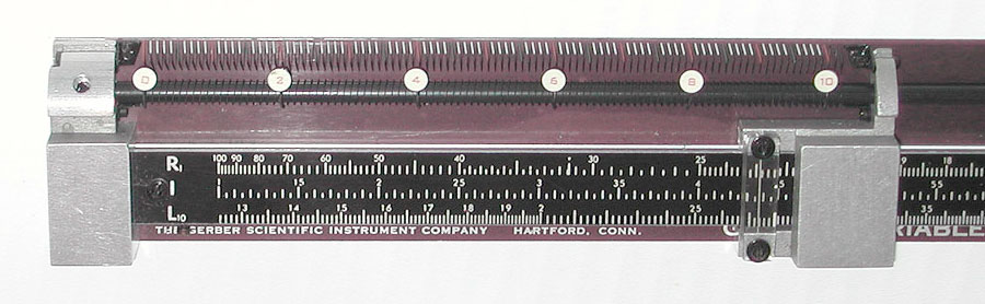 Gerber's variable scale mechanism