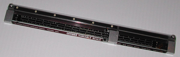 Gerber's variable scale