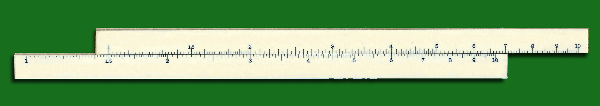 The principle of the slide rule