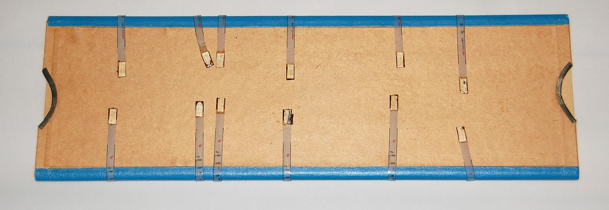Elisha Kally's water flow slide rule - back