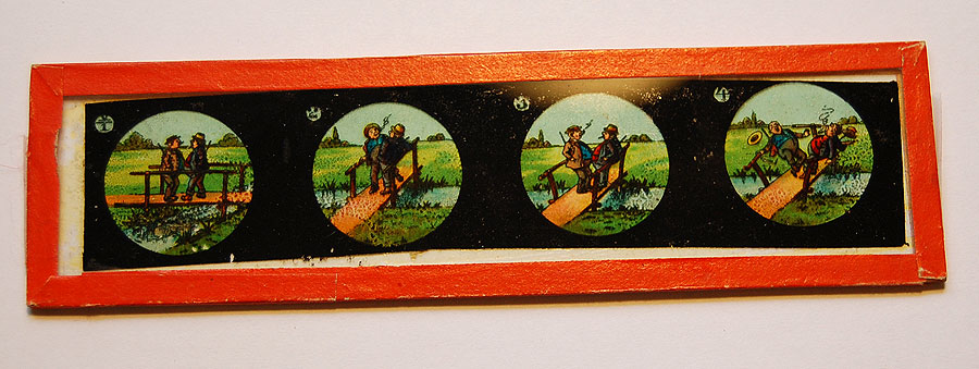 A magic lantern slide