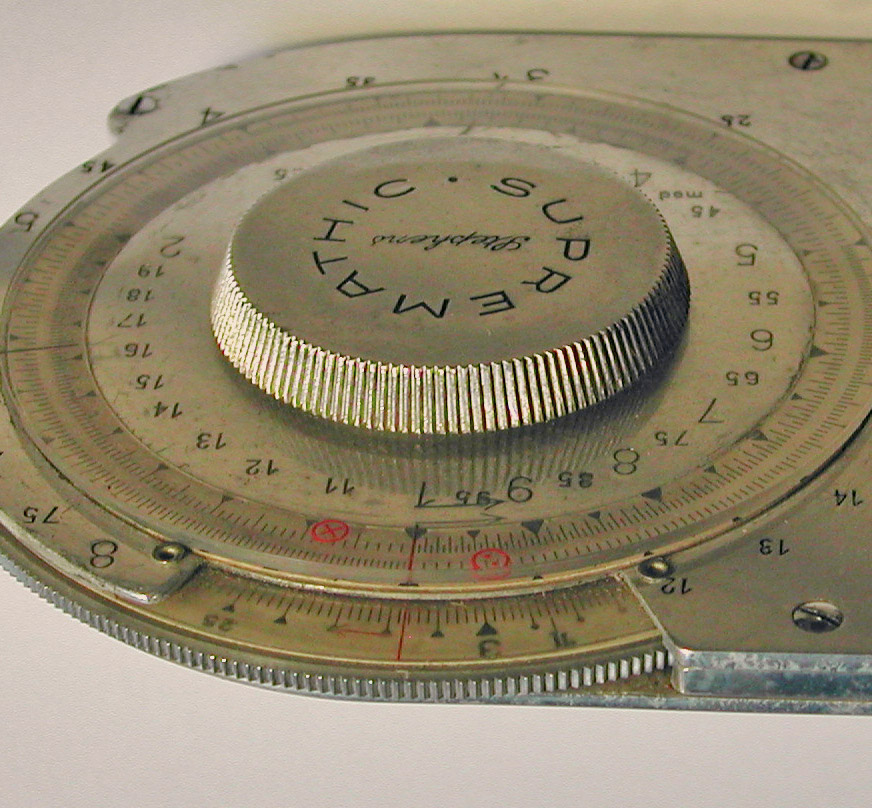 Stephens' Supremathic slide rule