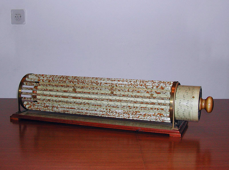 Thacher's cylindrical slide rule
