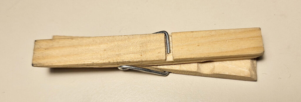 21st century wooden clothespin