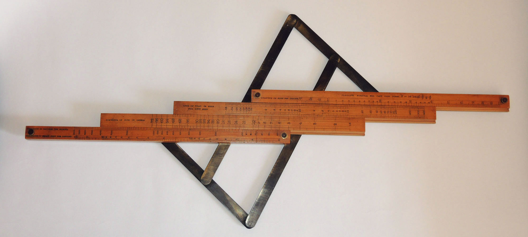 Baines slide rule