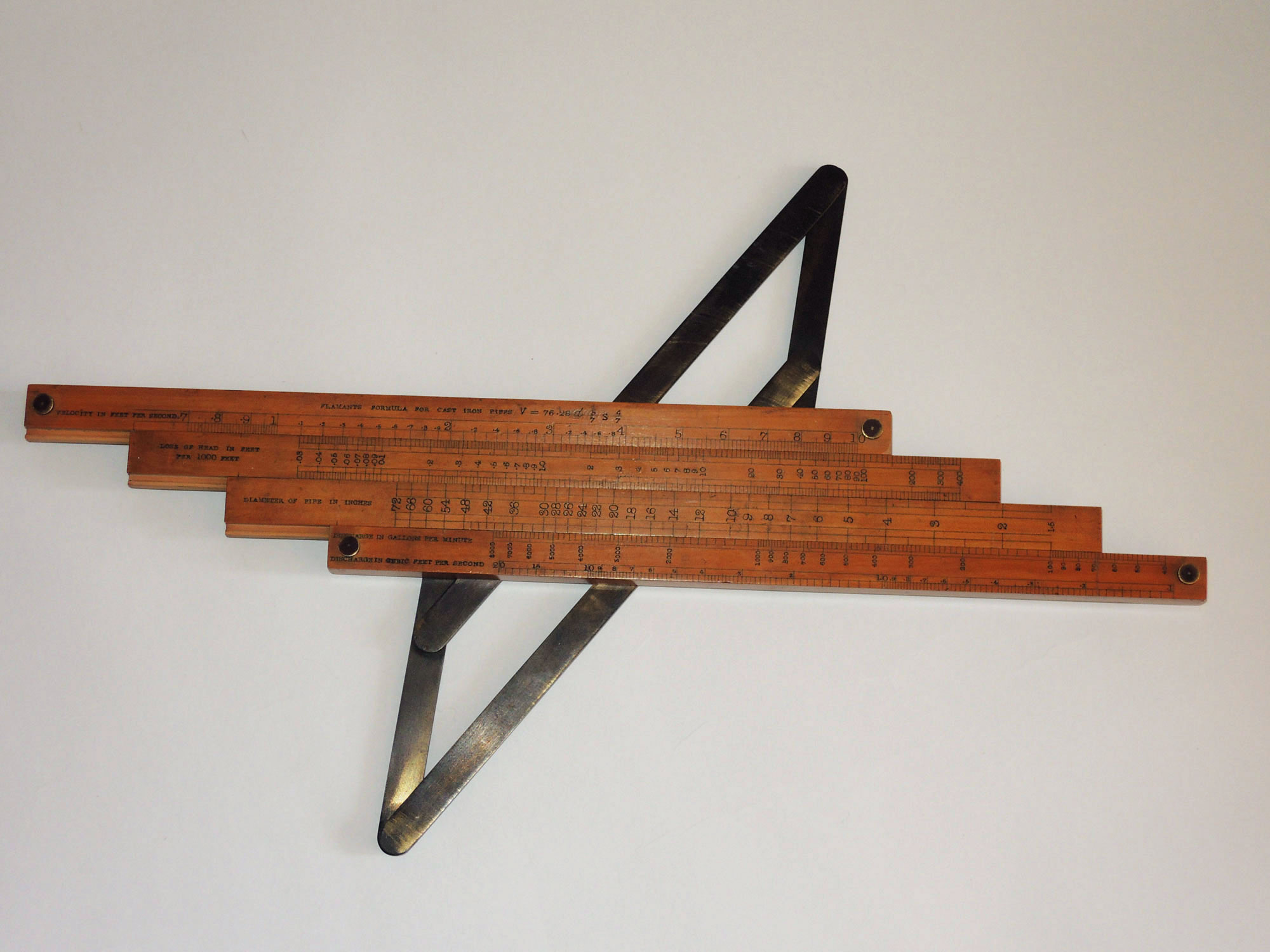 Baines slide rule