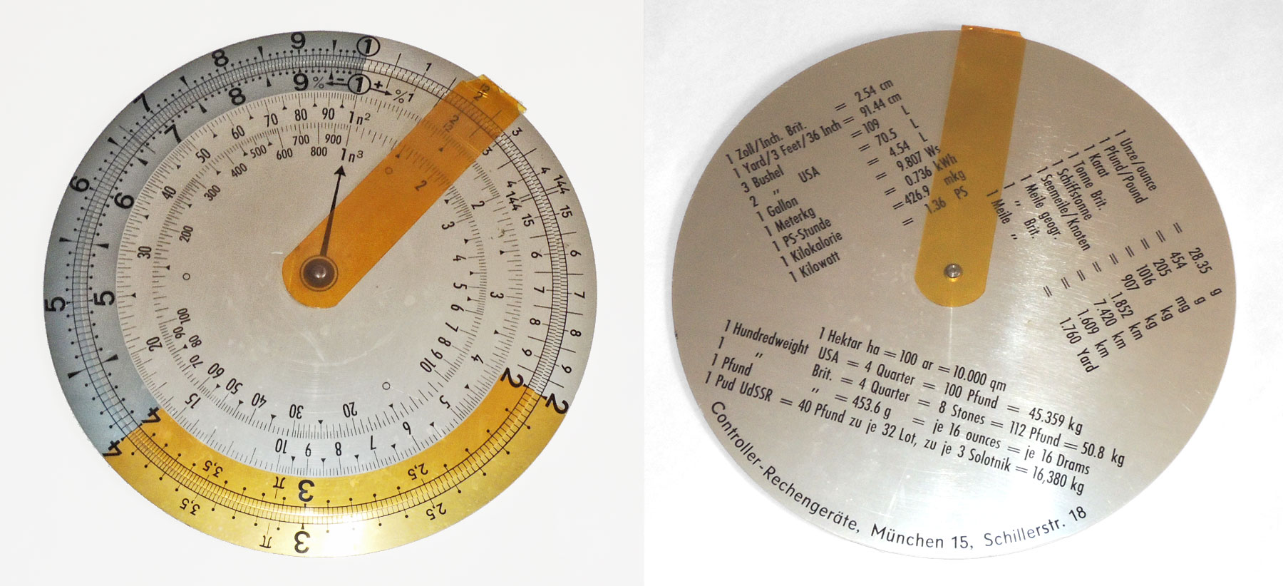 30 cm Controller slide rule
