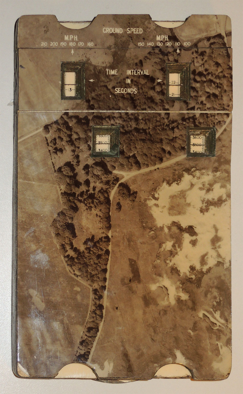 Cornell F.24 aerial photography calculator - back