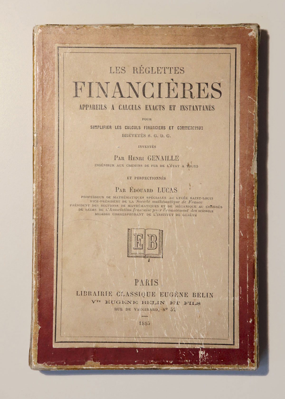 Genaille-Lucas financial rods - box