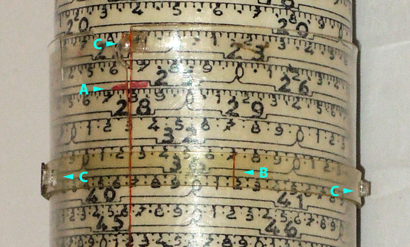 Lafay's Hélice a Calcul - detail