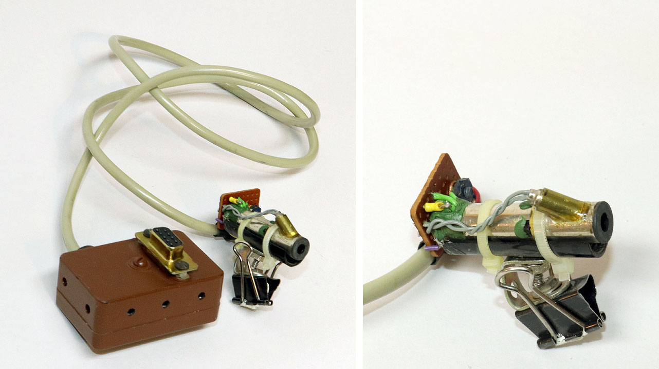 Image scanner attachment for the Commodore 64's dot matrix printer