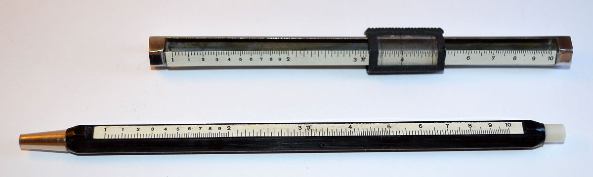 Makeba Kombinator slide rule pencil - disassembled