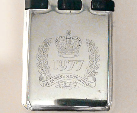 Sinclair Sovereign silver jubilee logo