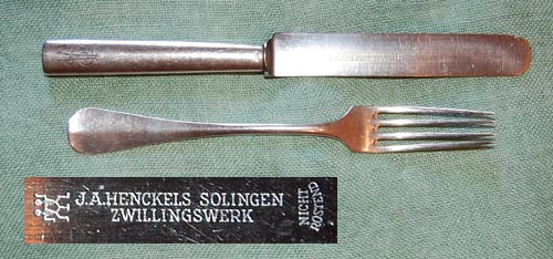  Early stainless tableware by J.A. Henckels