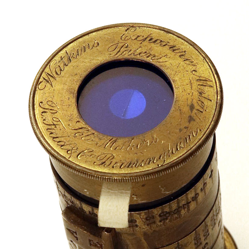 Watkins exposure meter - detail