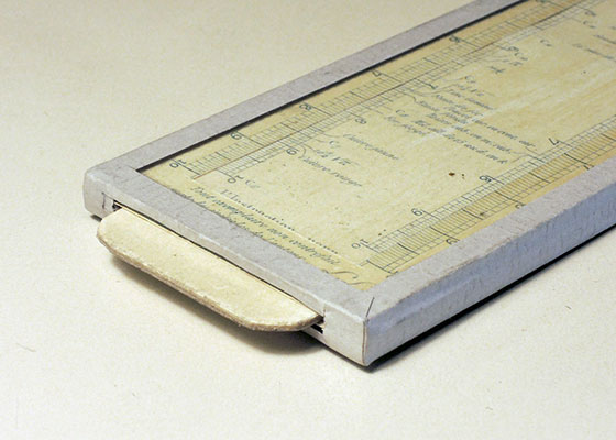 Lalanne's glass slide rule 77