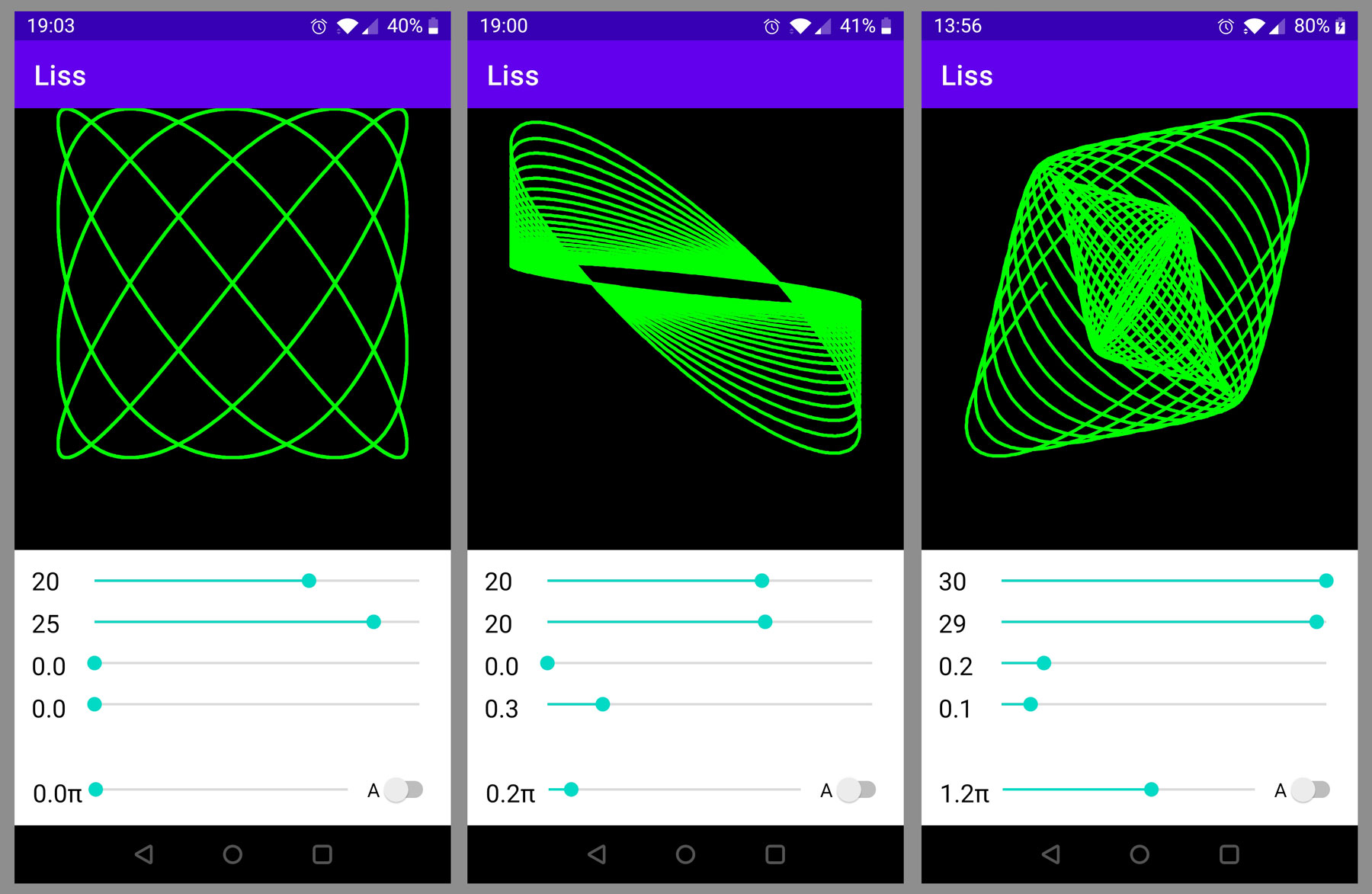 Liassajous figure app