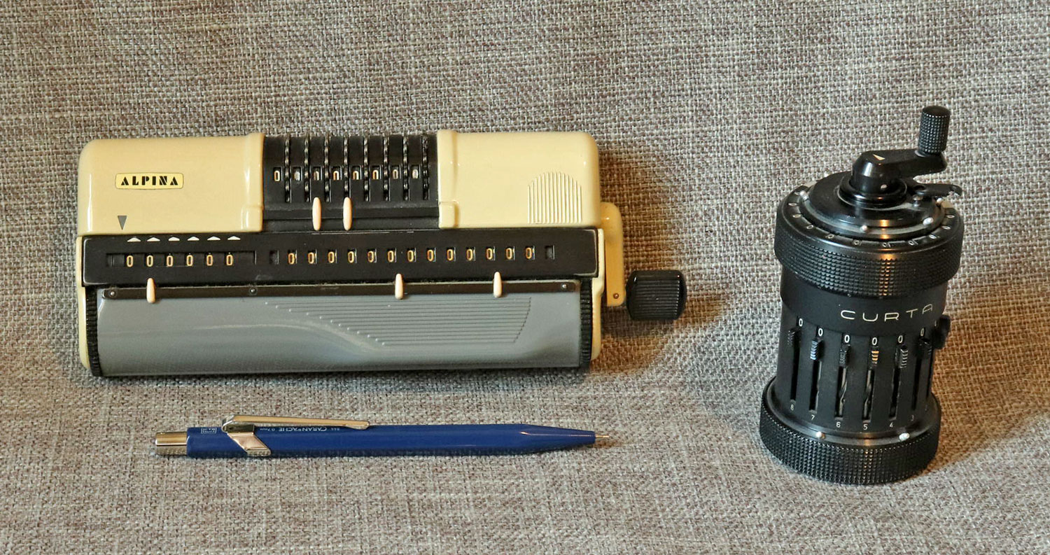 Alpina and Curta calculators
