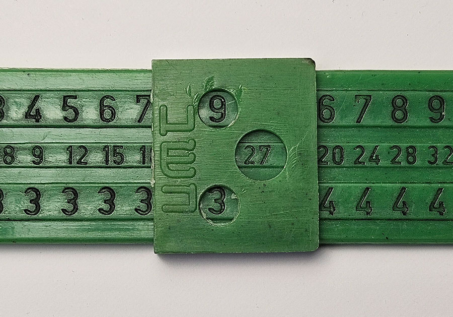 The Cheshev calculation aid - calculation example