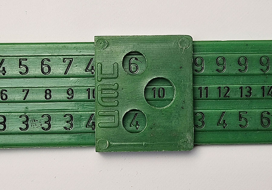 The Cheshev calculation aid - calculation example