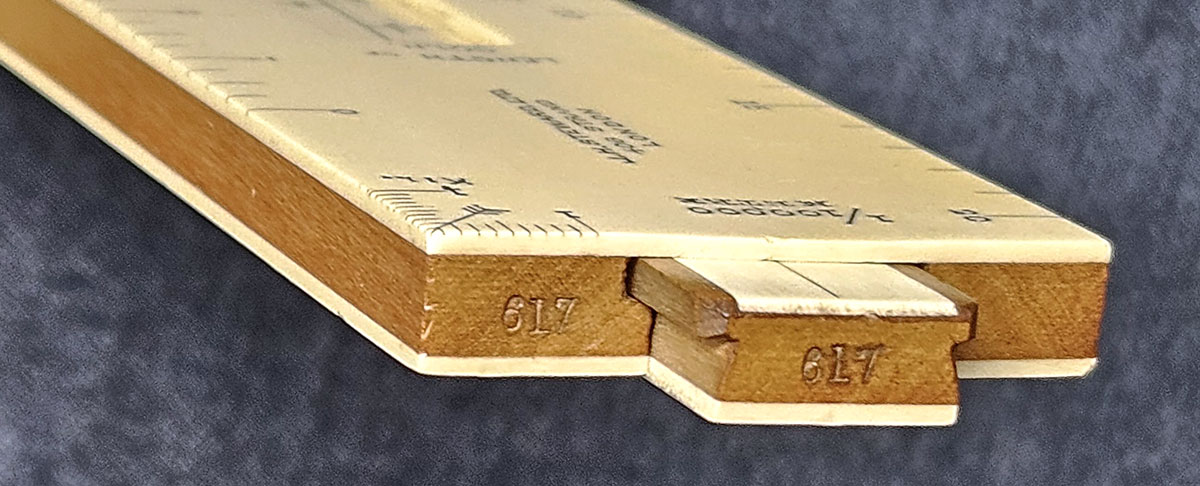 Steward's M.T. Slide rule 4 The Steward M.T. slide rule