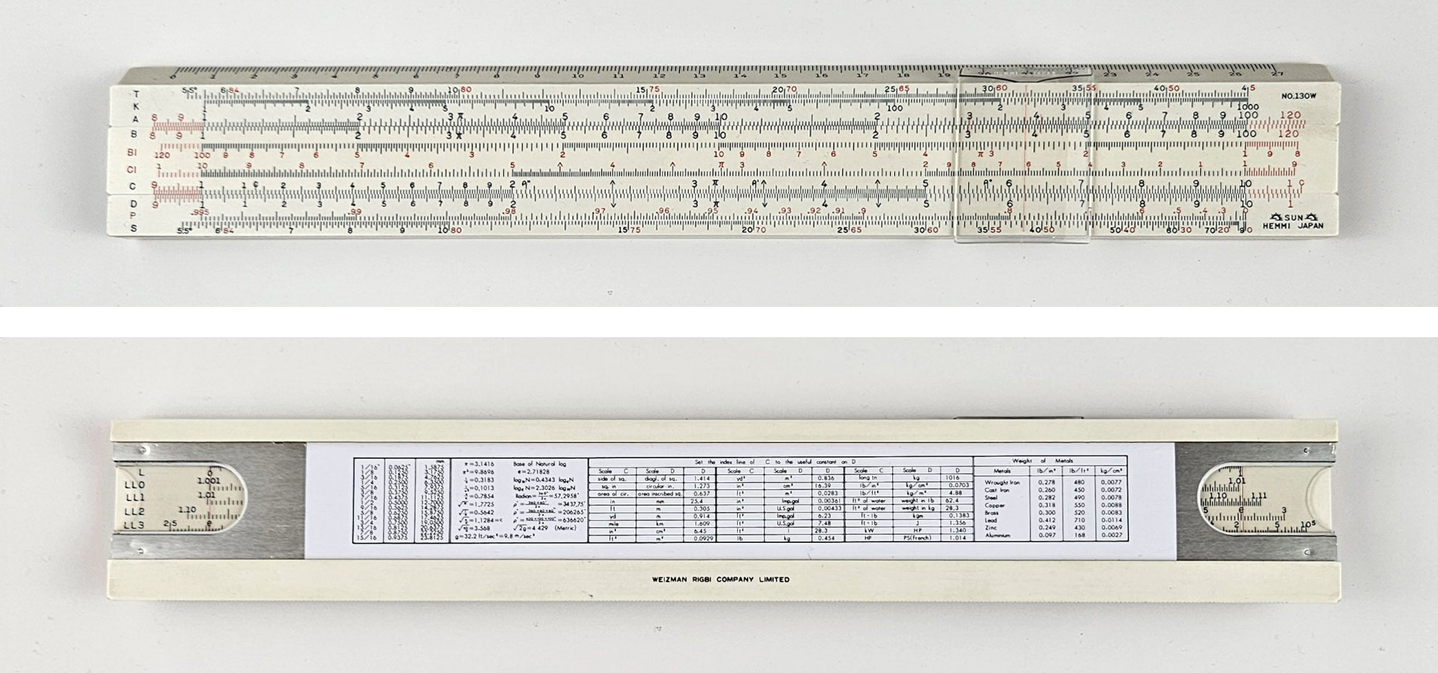 My Hemmi 130W slide rule