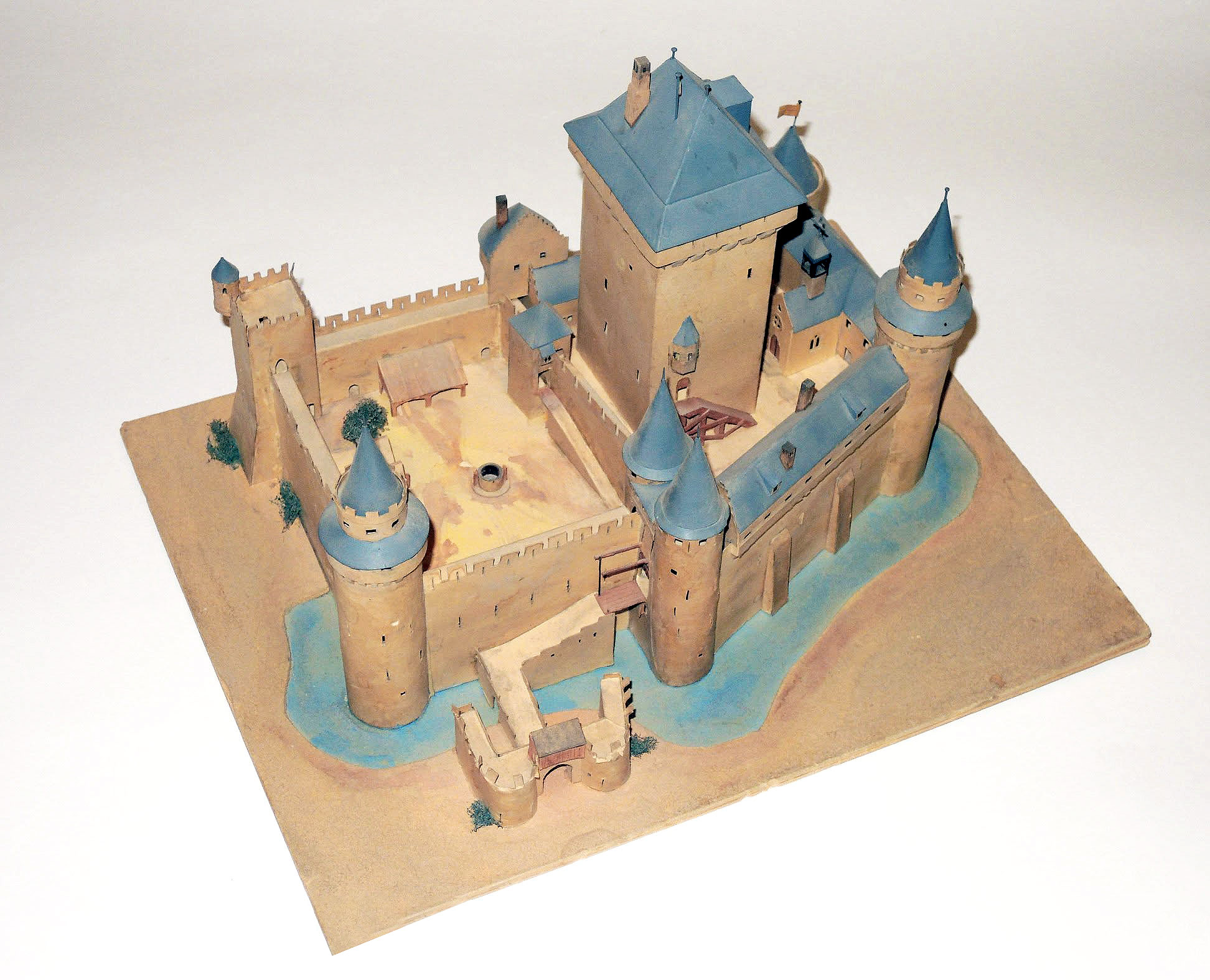 It's all in the holes 14 A castle model crafted from punched cards