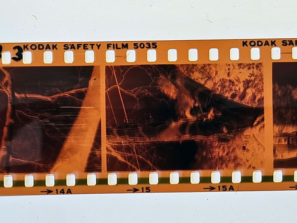 35 mm negative frames