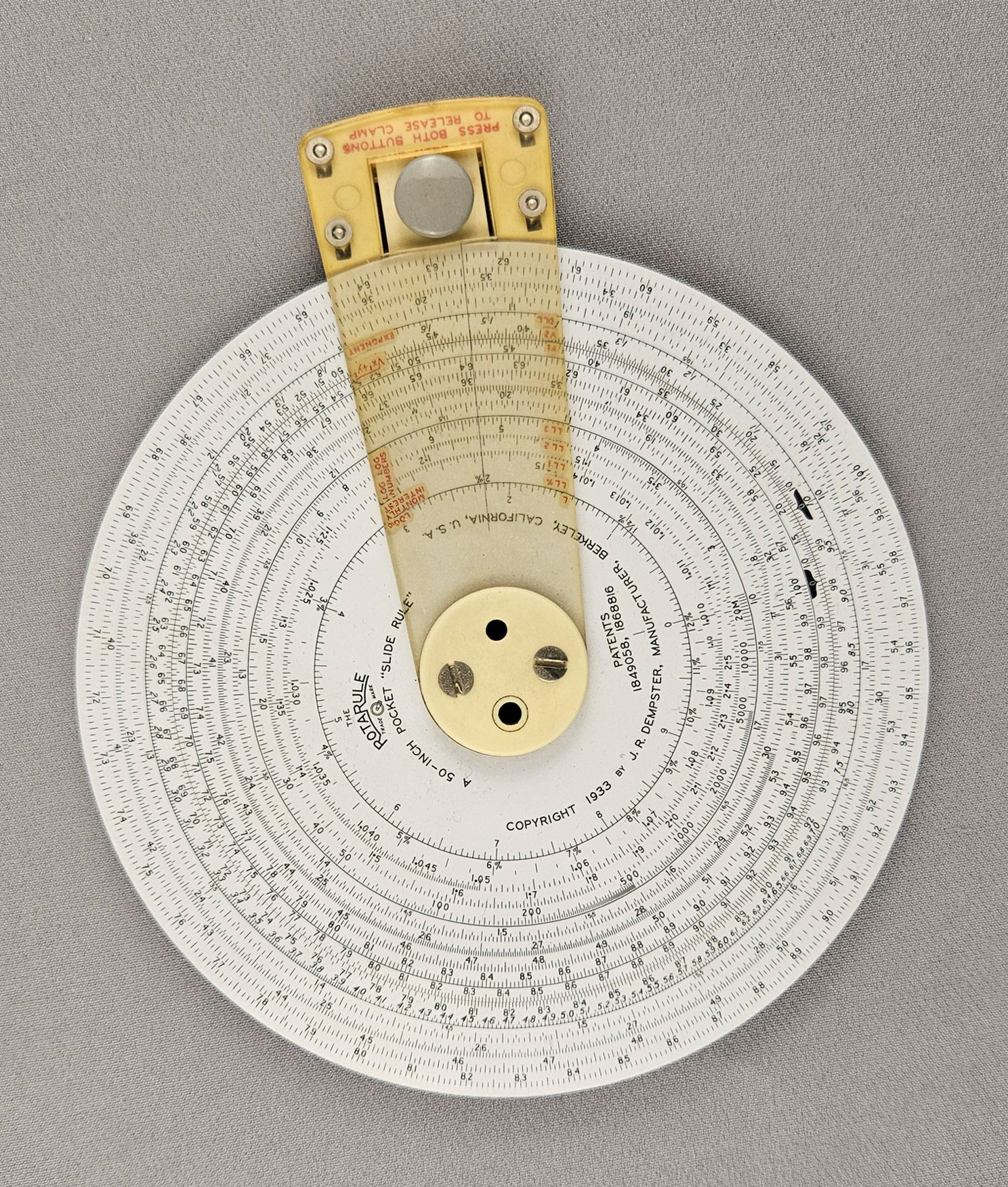 Dempster’s RotaRule - back